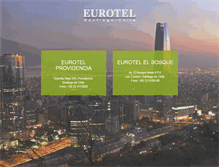 Tablet Screenshot of eurotel.cl