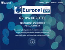 Tablet Screenshot of eurotel.pl
